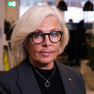 Porträttbild av Lena Isokivelä, avdelningschef för verksamhetsutveckling på Gavlegårdarna