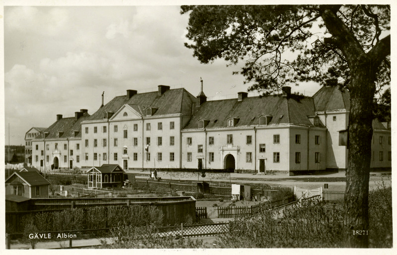 Vykort från tidiga 1900-talet som visar Albion i sin ursprungliga färg.