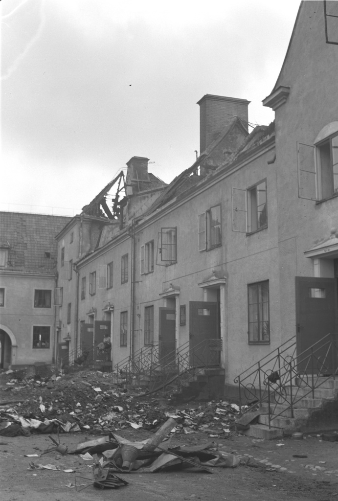 Kvarteret Albion efter branden